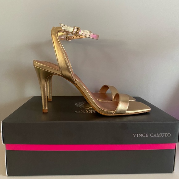 Gold Vince Camuto Heels